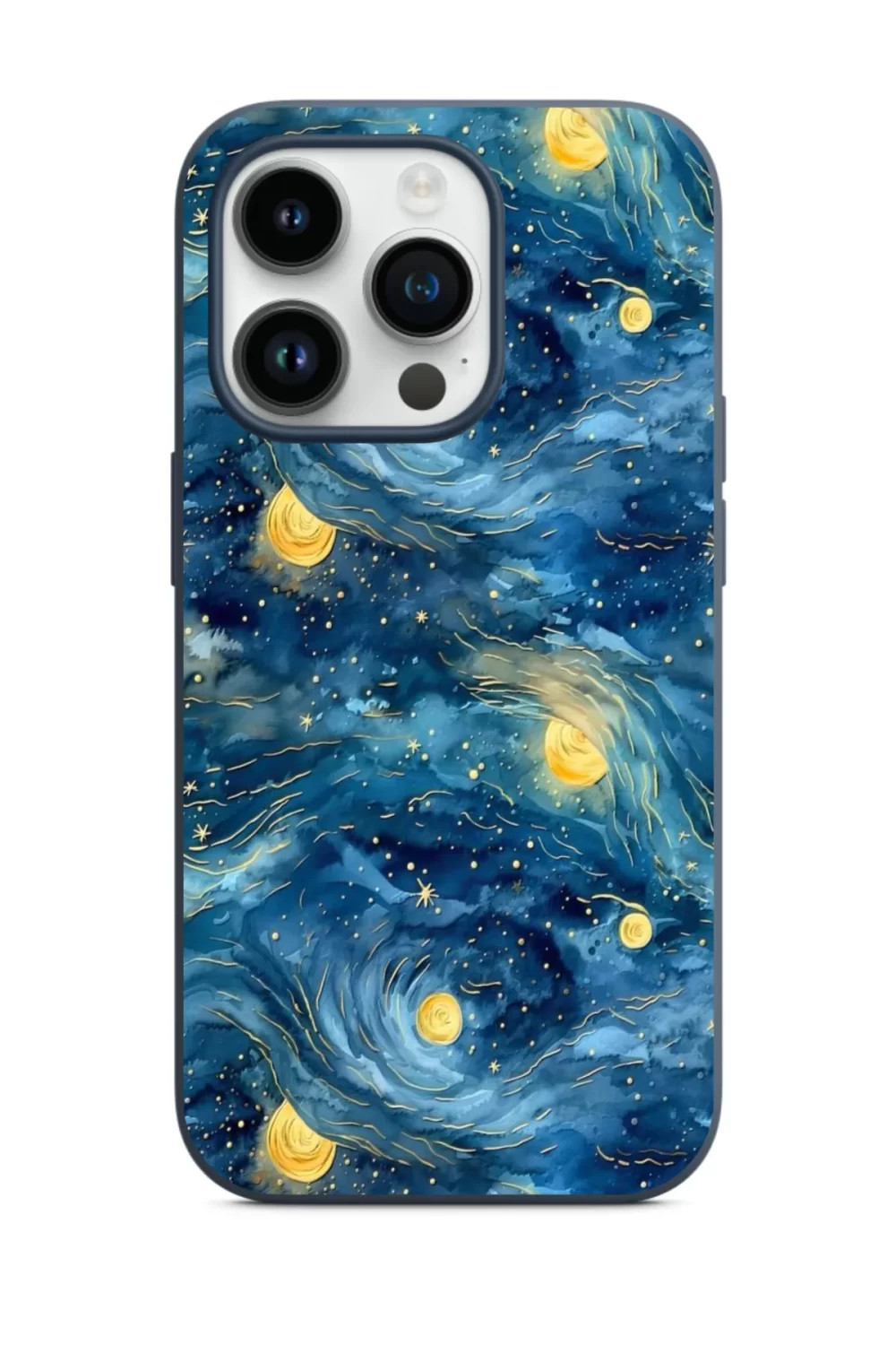 Van Gogh Mavi Gökyüzü Desenli Telefon Kılıfı